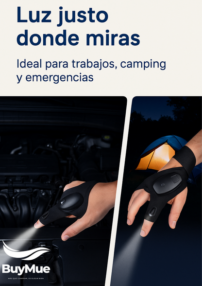 HandBeam™ - Guantes con linterna