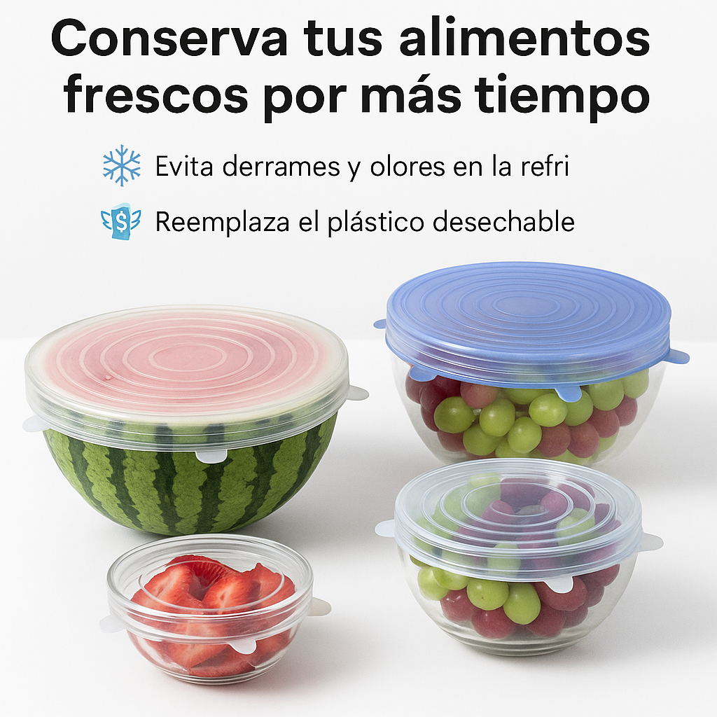 EcoSnap™ - Tapas de silicona
