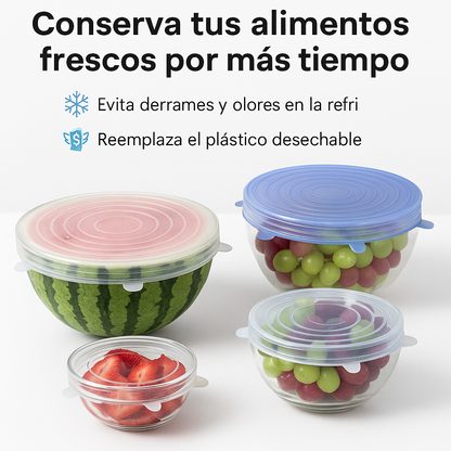 EcoSnap™ - Tapas de silicona