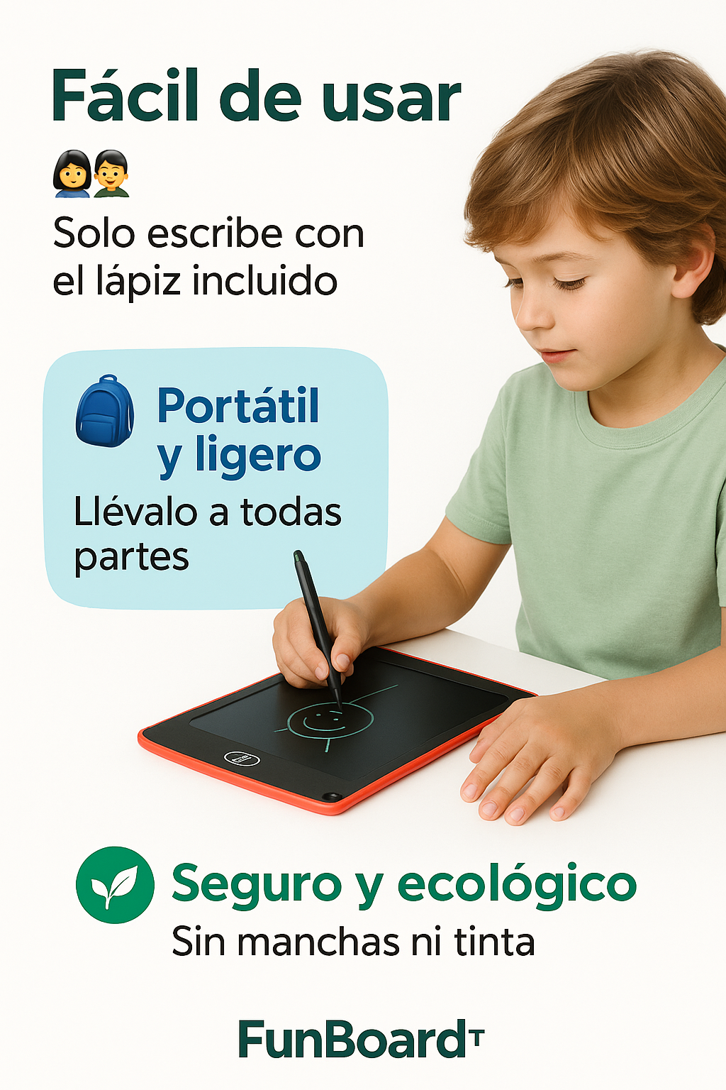 FunBoard™ - Tableta de dibujo para niños