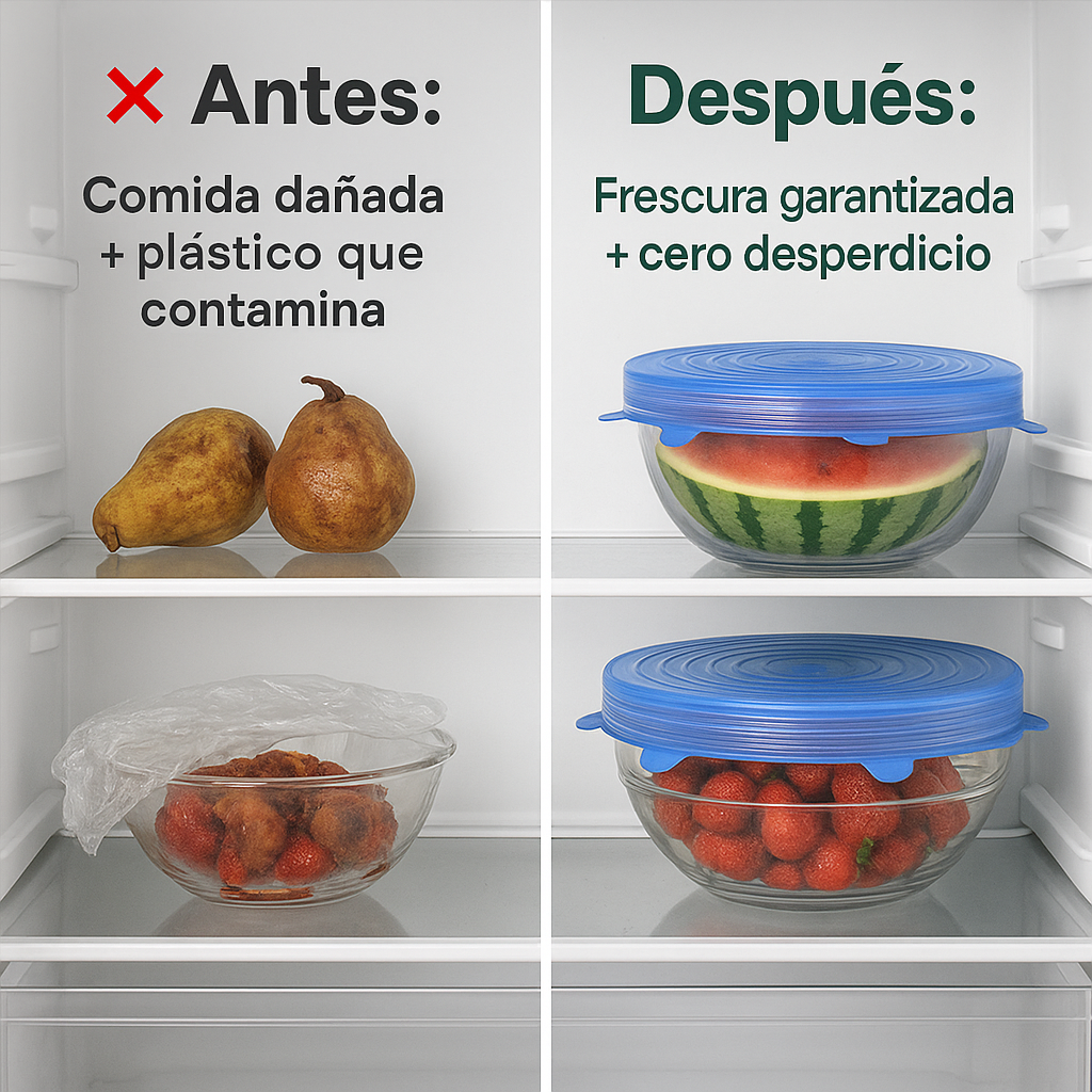 EcoSnap™ - Tapas de silicona